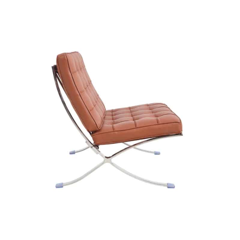 fauteuil barcelona occasion réplique cuir blanc ottoman repose pieds pouf copie chaise barcelona knoll replica fauteuil lounge design salon