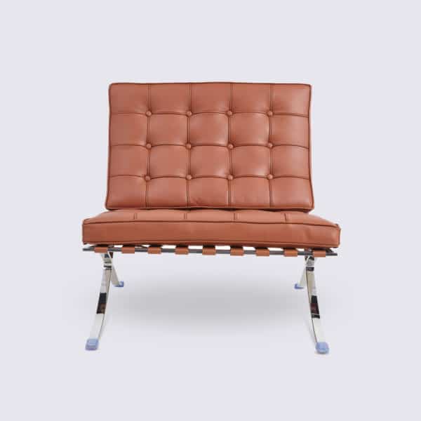 fauteuil barcelona réplique cuir blanc ottoman repose pieds pouf copie chaise barcelona knoll replica fauteuil lounge salon