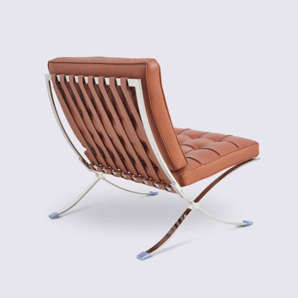 fauteuil barcelona réplique cuir blanc ottoman repose pieds pouf copie chaise barcelona knoll replica fauteuil salon
