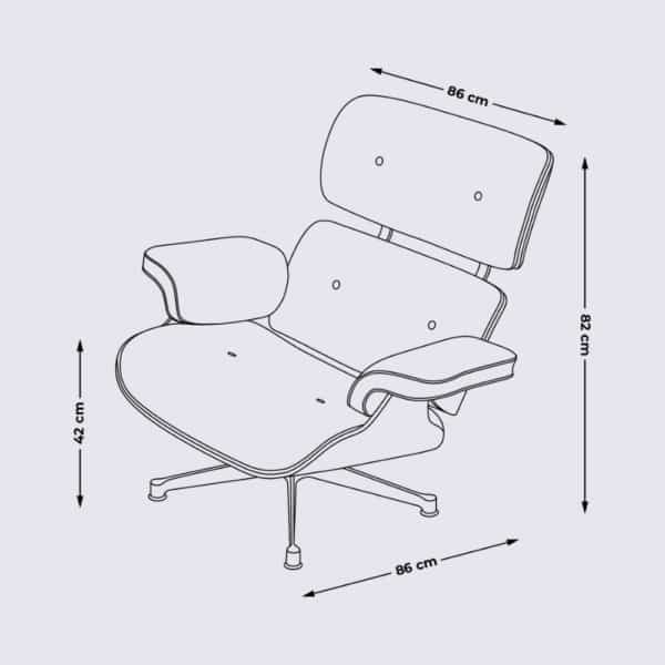 copie fauteuil lounge eames replica lounge chair eams en cuir et bois fauteuil pivotant design dimensions