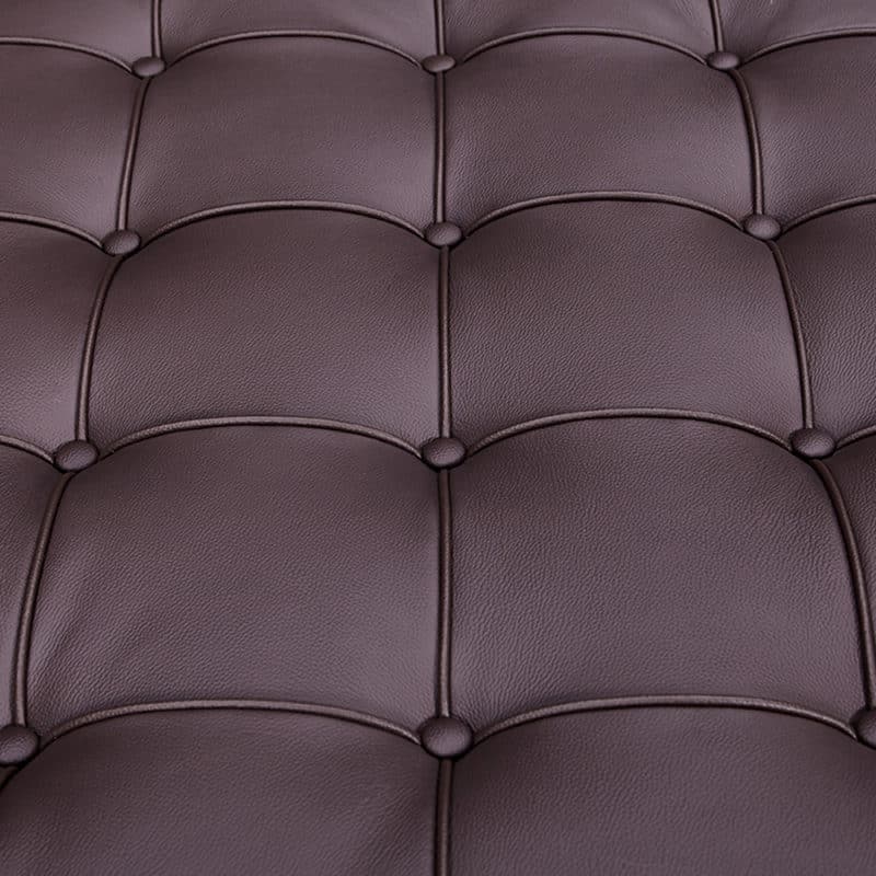 daybed barcelona confort design scandinave cuir noir bois copie fauteuil barcelona mies van der rohe